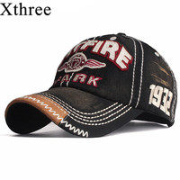 Xthree nowy Baseball czapki dla czapka męska styl uliczny kobiet kapelusz Snapback haft nieformalna czapka Casquette tata kapelusz czapka w stylu Hip-Hop